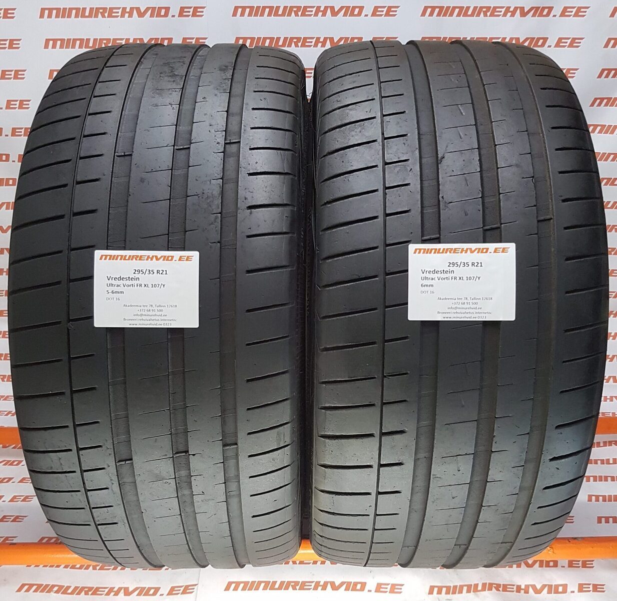 Used summer tire 295/35R21 Vredestein Ultrac Vorti FR XL 107/Y
