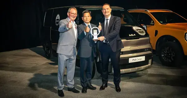 Kia PV5 made history: the first electric van to win the 2026 Van of the Year title 1. photo