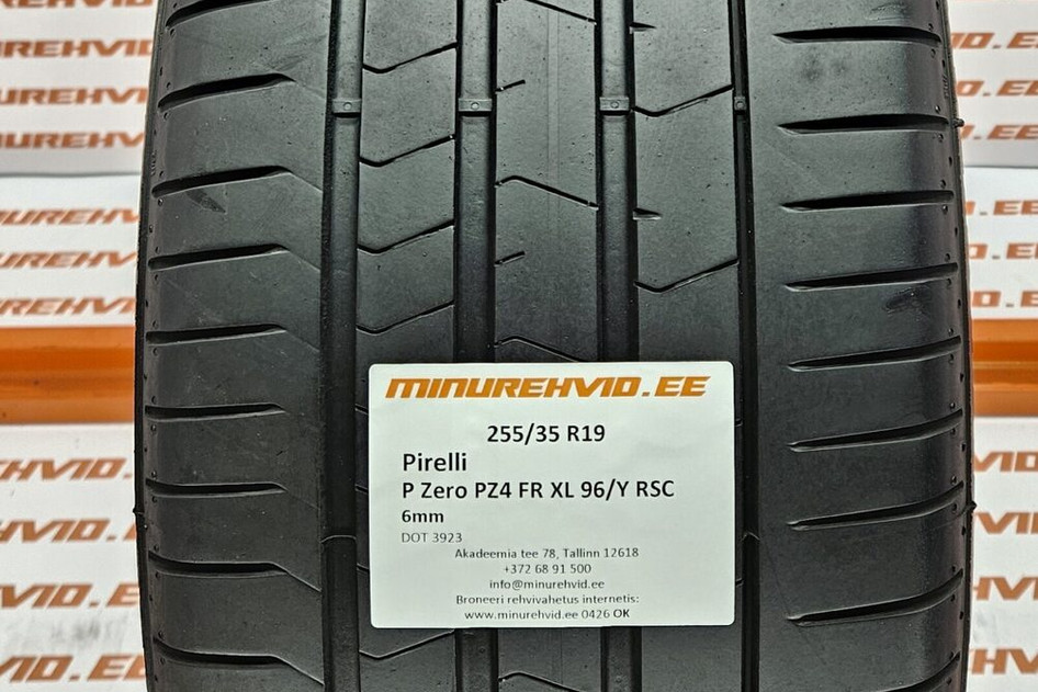 Подержанный летняя шина 255/35R19 Pirelli P Zero PZ4 FR XL 96/Y RSC