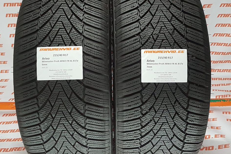 Kasutatud lamellrehv 215/40R17 Arivo Winmaster ProX ARW3 FR XL 87/V