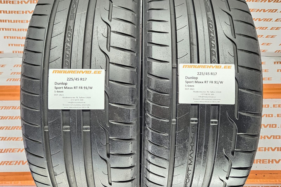 Kasutatud suverehv 225/45R17 Dunlop Sport Maxx RT FR 91/W