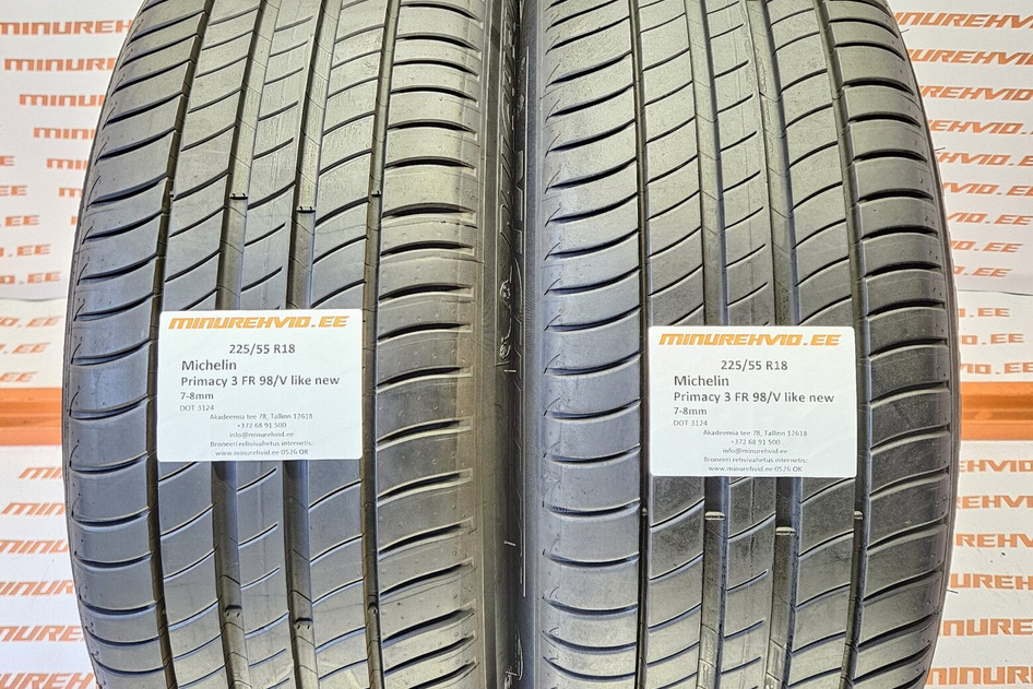Kasutatud suverehv 225/55R18 Michelin Primacy 3 FR 98/V like new