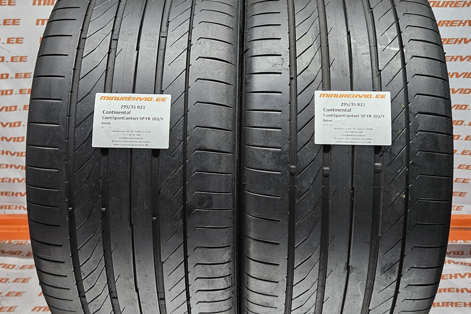 Kasutatud suverehv 295/35R21 Continental ContiSportContact 5P FR 103/Y