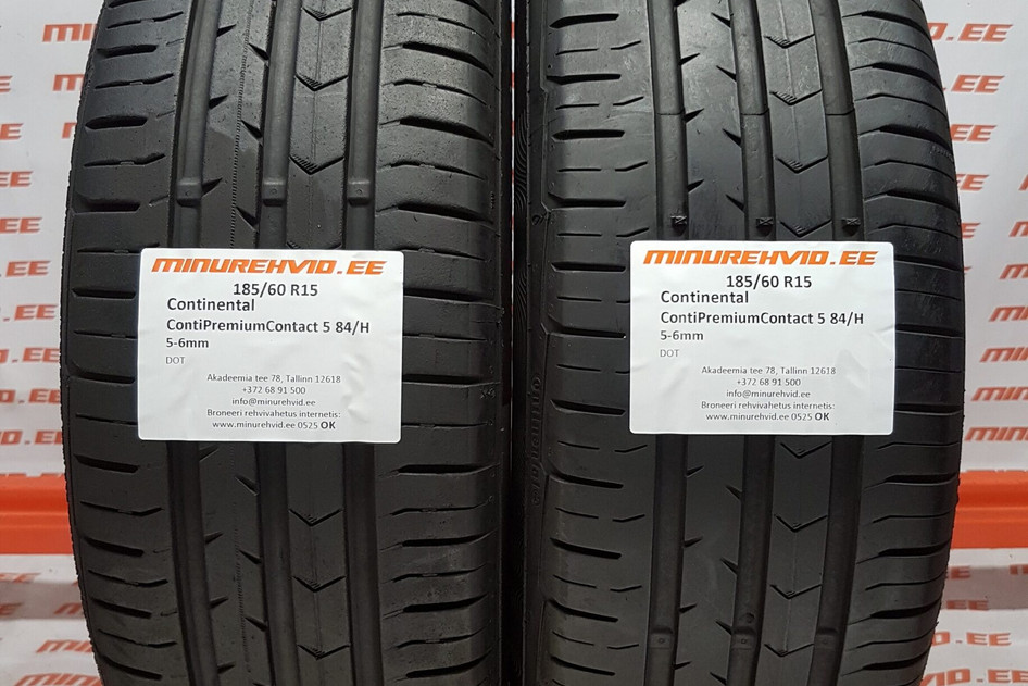 Kasutatud suverehv 185/60R15 Continental ContiPremiumContact 5 84/H