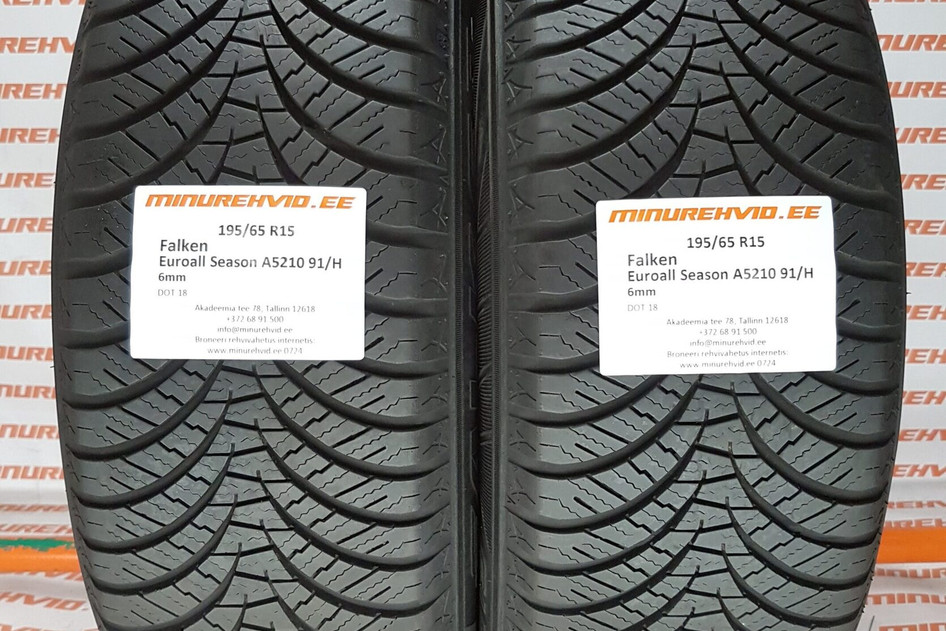 Kasutatud suverehv 195/65R15 Falken Euroall Season A5210 91/H