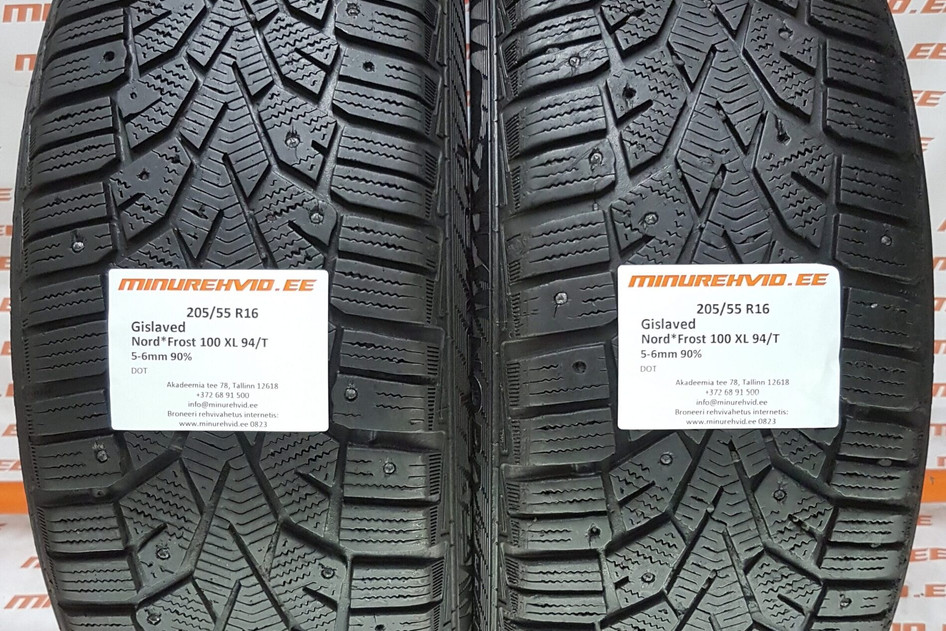 Used studded tire 205/55R16 Gislaved Nord Frost 100 XL 94/T
