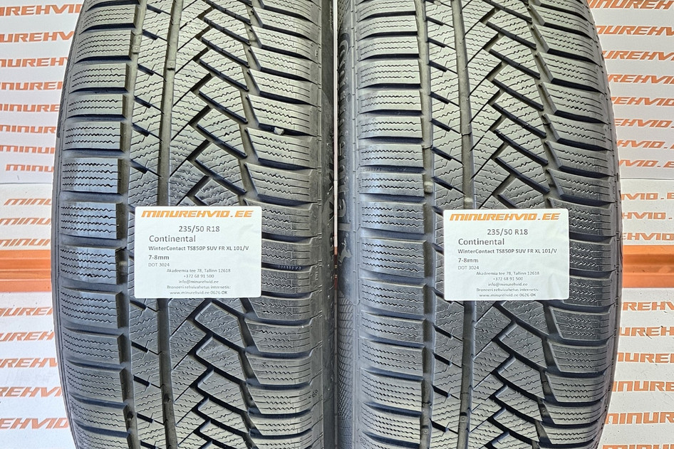 Kasutatud lamellrehv 235/50R18 Continental WinterContact TS850P SUV FR XL 101/V
