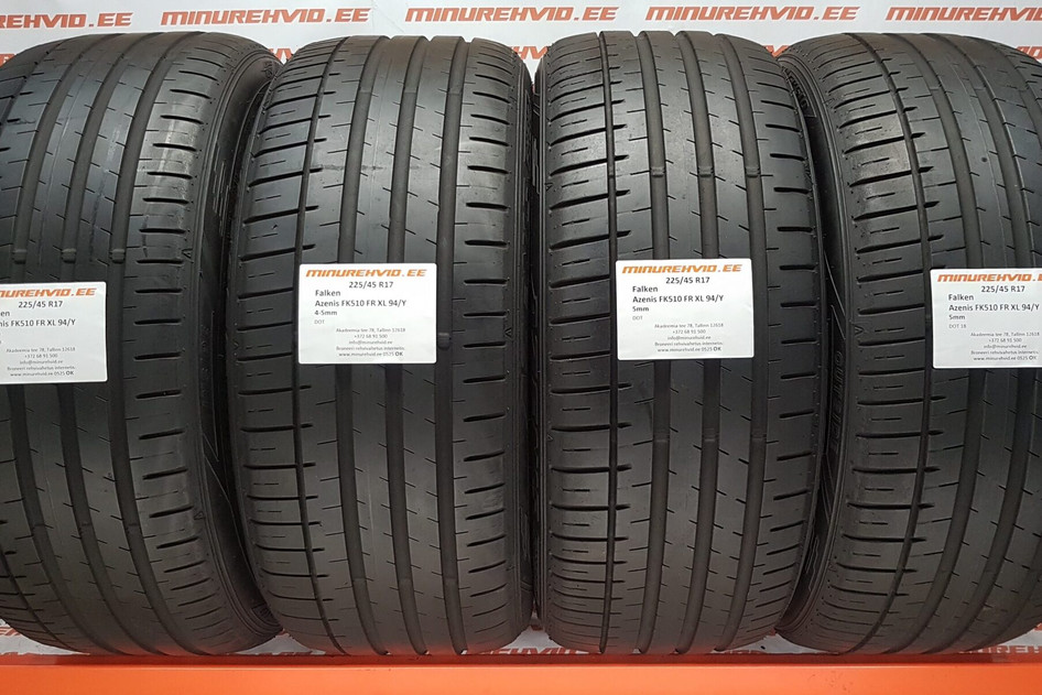 Kasutatud suverehv 225/45R17 Falken Azenis FK510 FR XL 94/Y