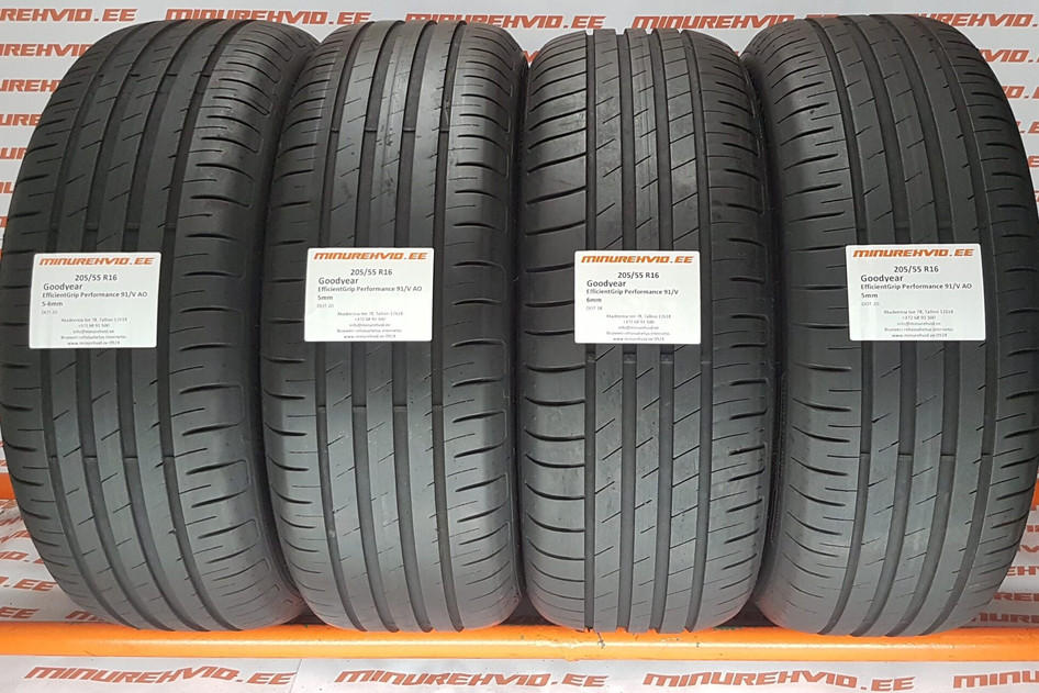 Kasutatud suverehv 205/55R16 GoodYear EfficientGrip Performance 91/V