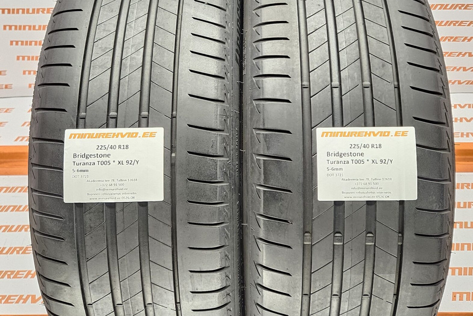Kasutatud suverehv 225/40R18 Bridgestone Turanza T005 * FR XL 92/Y 3721
