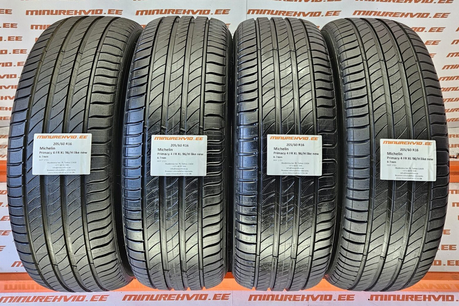 Kasutatud suverehv 205/60R16 Michelin Primacy 4 FR XL 96/H like new 1721