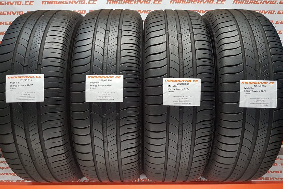 Kasutatud suverehv 205/60R16 Michelin Energy Saver + 92/V