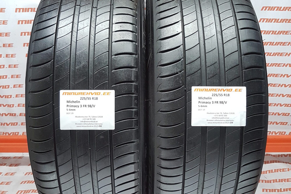 Used summer tire 225/55R18 Michelin Primacy 3 FR 98/V.