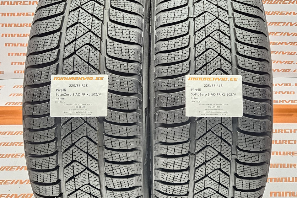Kasutatud lamellrehv 225/55R18 Pirelli SottoZero 3 AO FR XL 102/V 1625