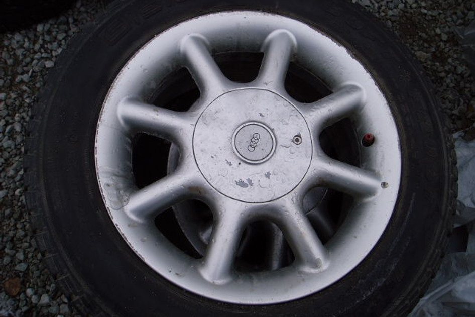 Used steel wheel+studded tire 165/65R15, Bbs