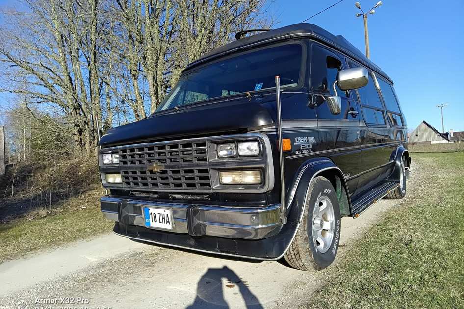 Chevrolet Chevy Van, 1995, 6.5, 135 kW, dyzelinas, automatinė, galiniai varomieji ratai