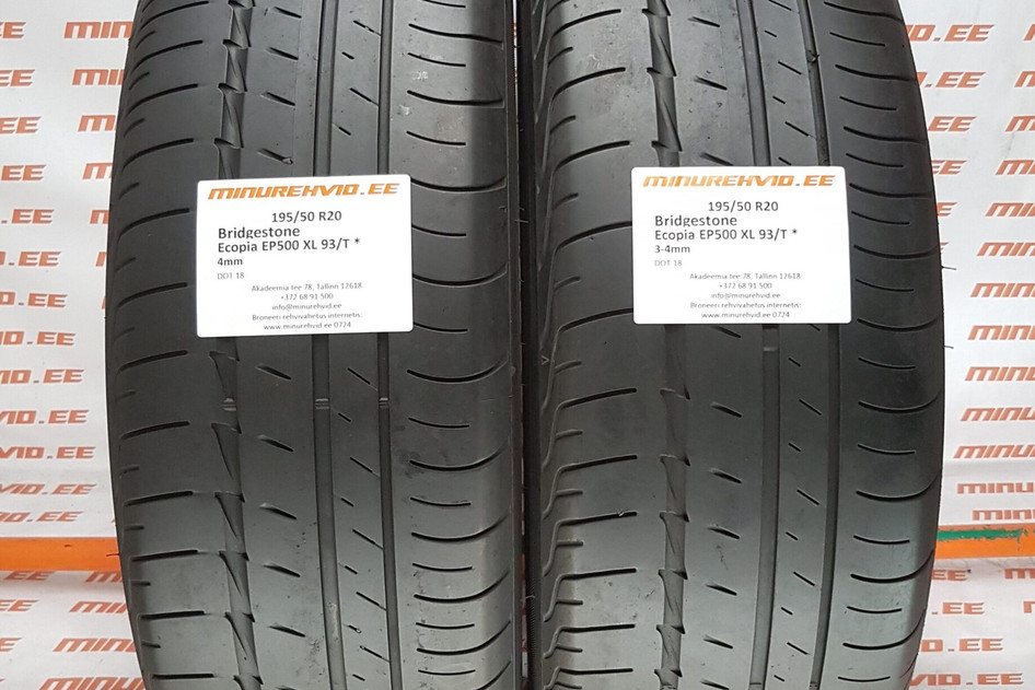Kasutatud suverehv 195/50R20 Bridgestone Ecopia EP500 XL 93/T *