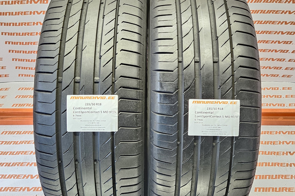 Kasutatud suverehv 235/50R18 Continental ContiSportContact 5 MO 97/V 1224