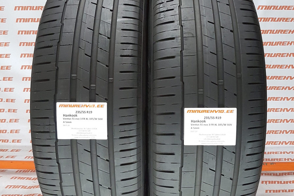 Kasutatud suverehv 235/55R19 Hankook Ventus S1 Evo 3 FR XL 105/W SUV