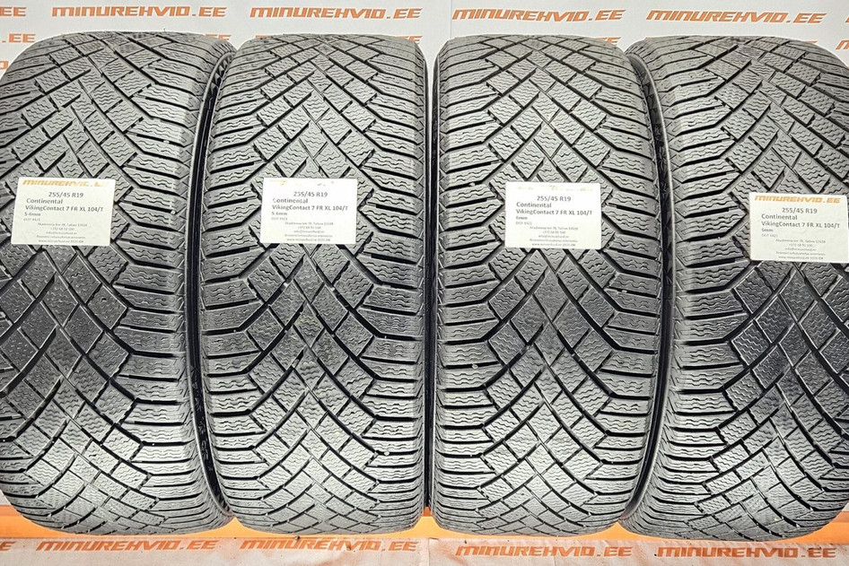 Used studless winter tire 255/45R19 Continental VikingContact 7 FR XL 104/T 4421