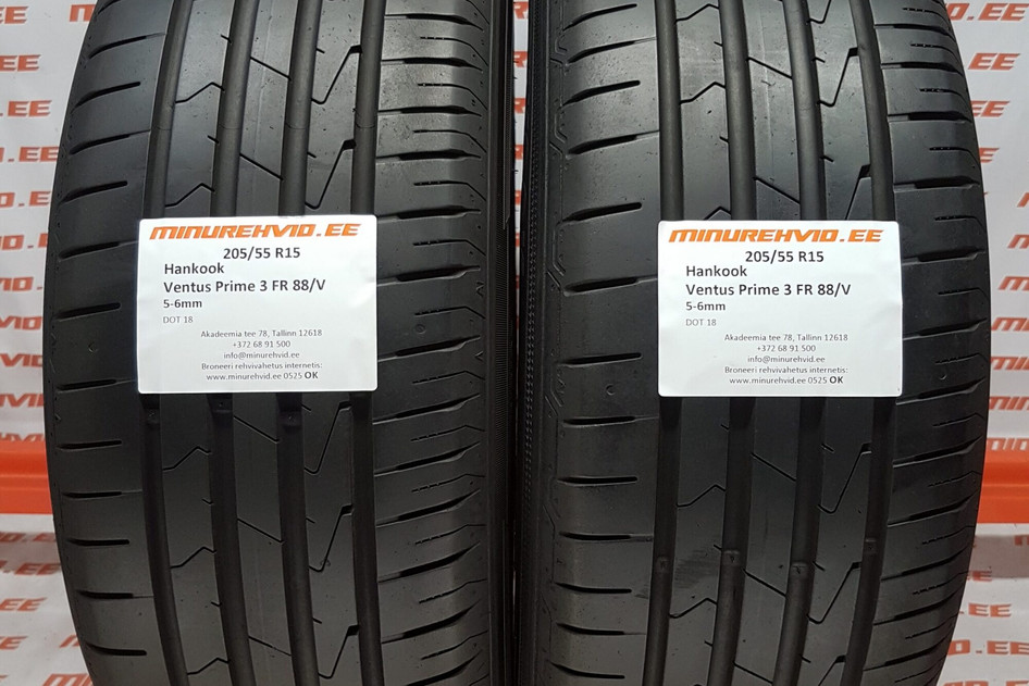 Kasutatud suverehv 205/55R15 Hankook Ventus Prime 3 FR 88/V