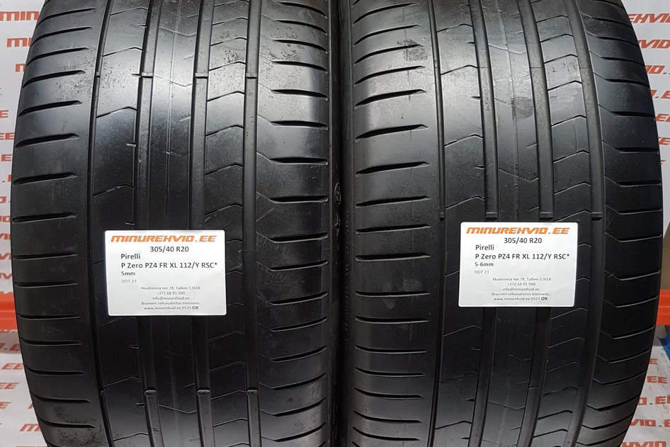 Used summer tire 305/40R20 Pirelli P Zero PZ4 FR XL 112/Y RSC*