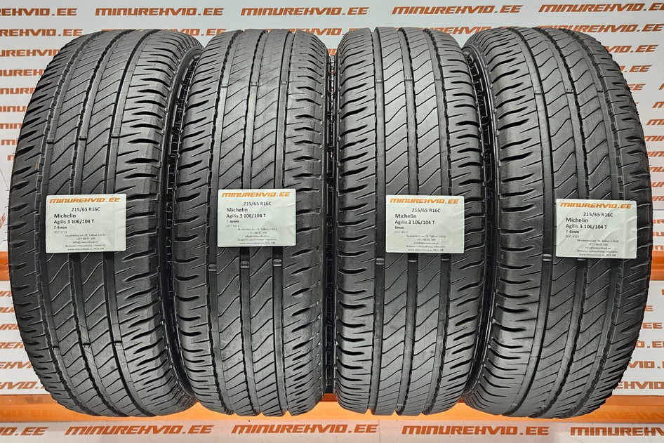 Kasutatud suverehv 215/65R16 Michelin Agilis 3 106/104 T 21+2x22+23