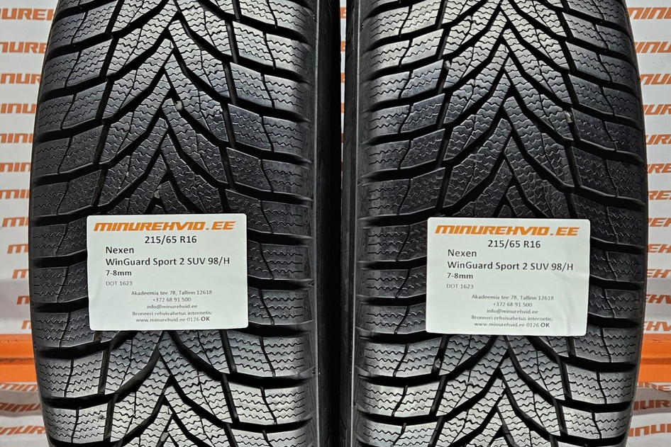 Used studless winter tire 215/65R16 Nexen WinGuard Sport 2 SUV 98/H