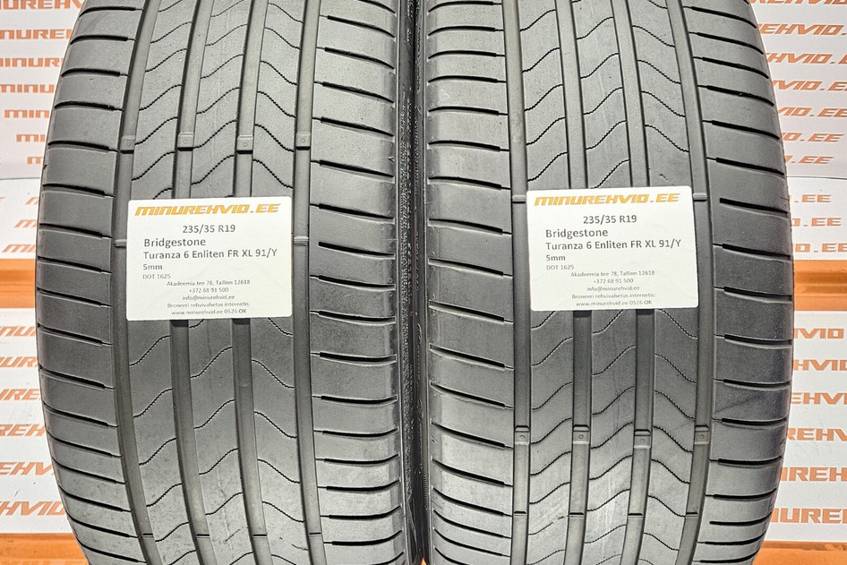 Kasutatud suverehv 235/35R19 Bridgestone Turanza 6 Enliten FR XL 91/Y