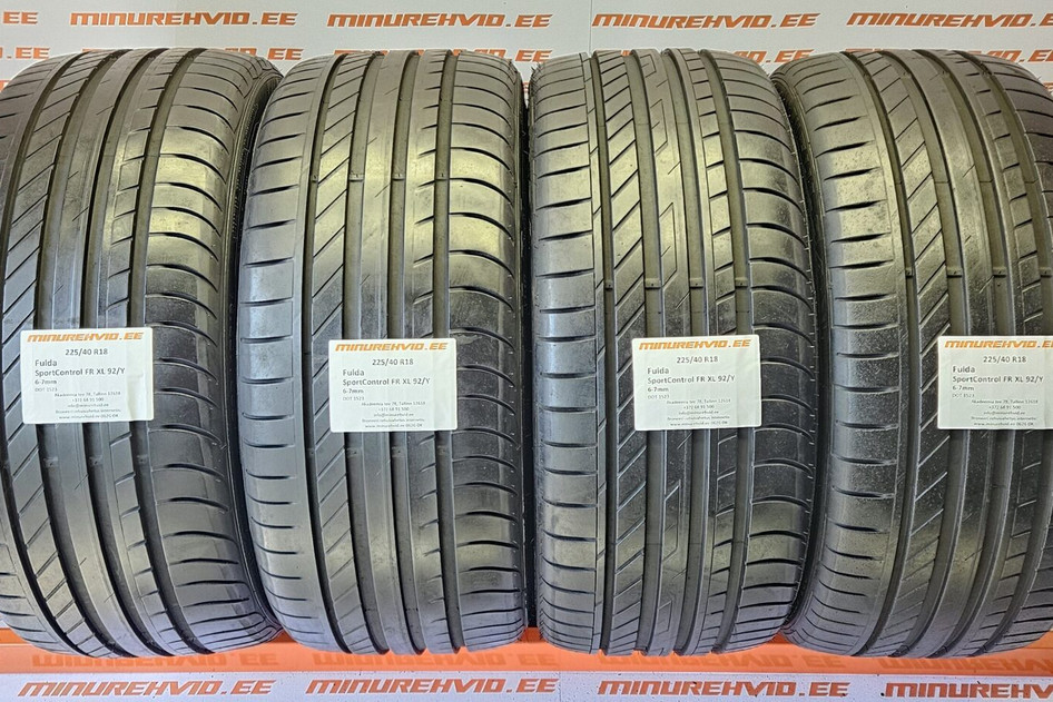Kasutatud suverehv 225/40R18 Fulda SportControl FR XL 92/Y 1523