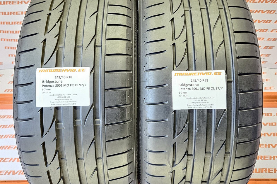 Kasutatud suverehv 245/40R18 Bridgestone Potenza S001 MO FR XL 97/Y