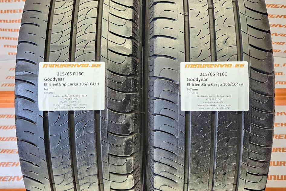 Used summer tire 215/65R16 GoodYear EfficientGrip Cargo 106/104/H 0923