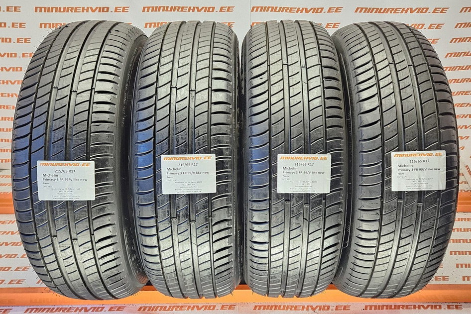 Kasutatud suverehv 215/65R17 Michelin Primacy 3 FR 99/V like new 2325