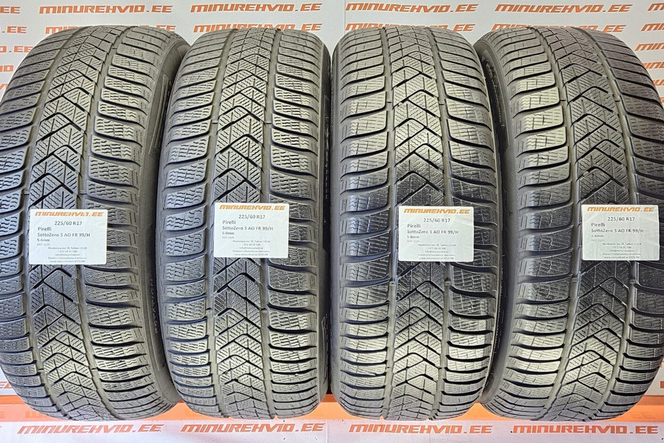 Used studless winter tire 225/60R17 Pirelli SottoZero 3 AO FR 99/H