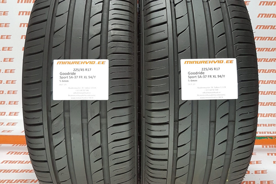 Kasutatud suverehv 225/45R17 Goodride Sport SA-37 FR XL 94/Y