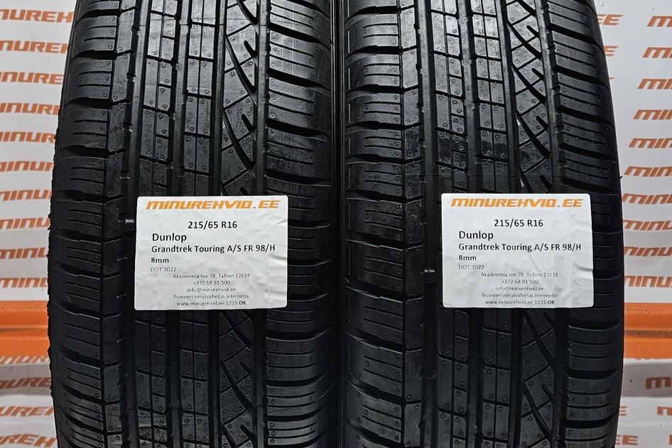 Kasutatud suverehv 215/65R16 Dunlop Grandtrek Touring A/S FR 98/H
