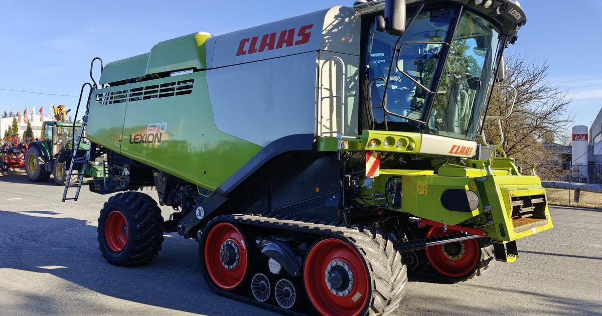 Müüa kasutatud Claas Lexion 670 Terratrac, 320 kW, diisel