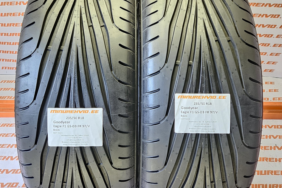 Kasutatud suverehv 235/50R18 GoodYear Eagle F1 GS-D3 FR 97/V