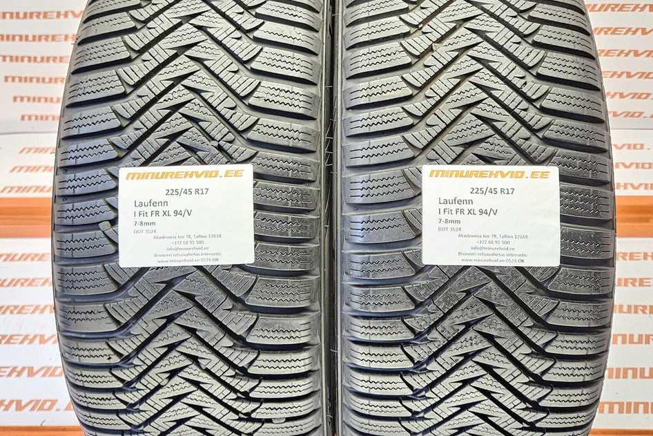 Подержанный нешипованная шина 225/45R17 Laufenn I Fit FR XL 94/V