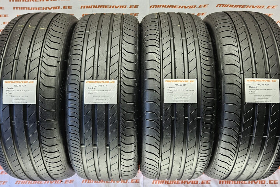 Подержанный летняя шина 235/45R19 Dunlop SP Sport Maxx 060 FR XL 99/V like new