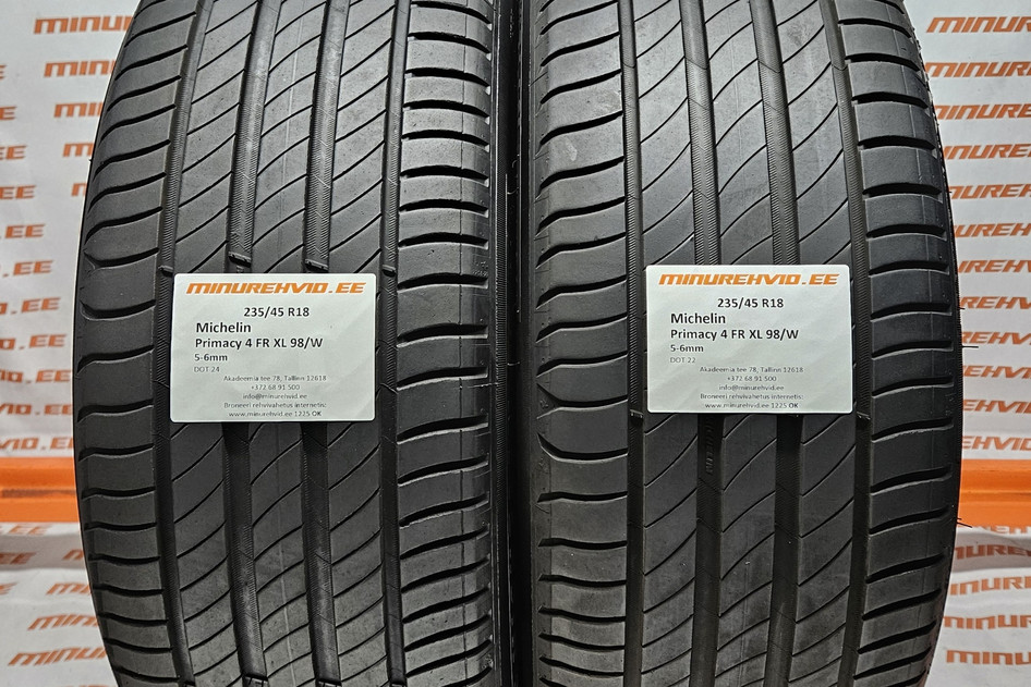 Used summer tire 235/45R18 Michelin Primacy 4 FR XL 98/W