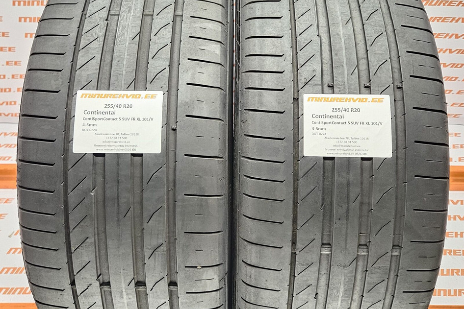 Kasutatud suverehv 255/40R20 Continental ContiSportContact 5 SUV FR XL 101/V