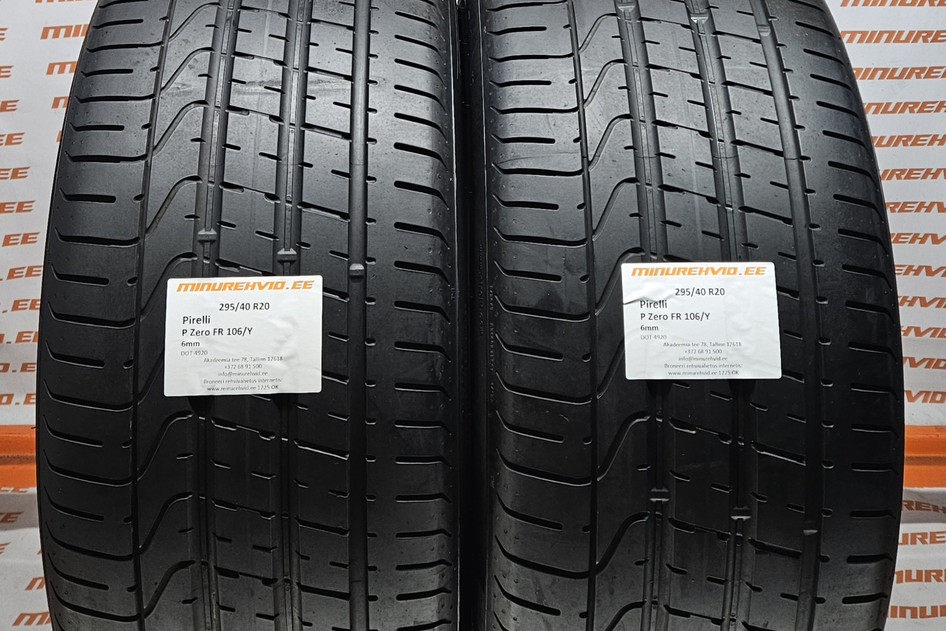 Used summer tire 295/40R20 Pirelli P Zero FR 106/Y