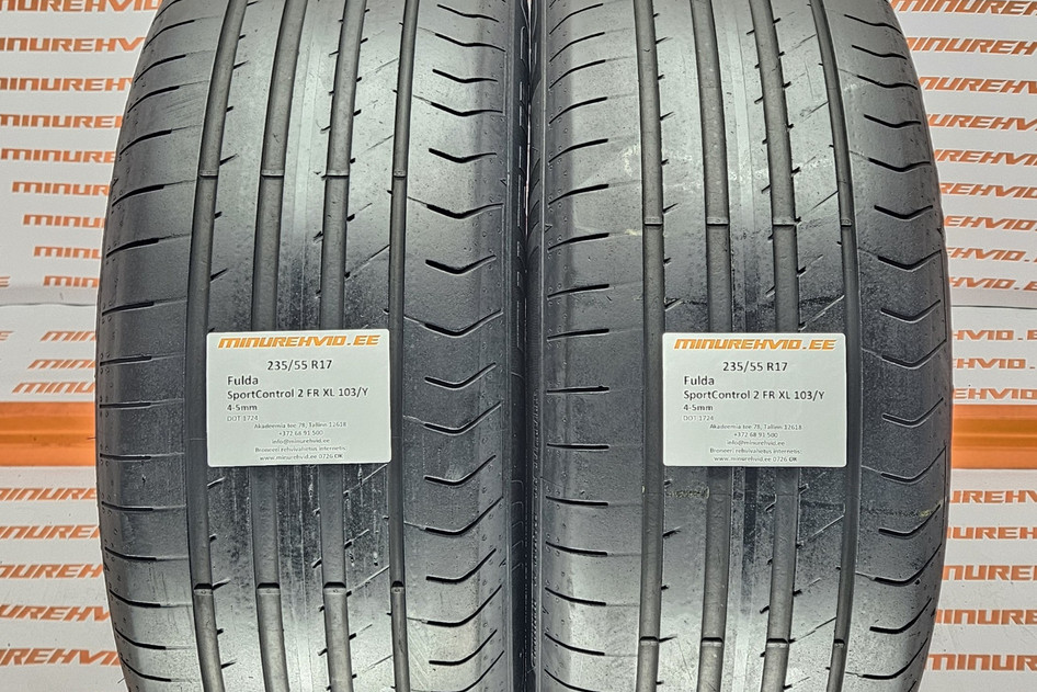 Used summer tire 235/55R17 Fulda SportControl 2 FR XL 103/Y