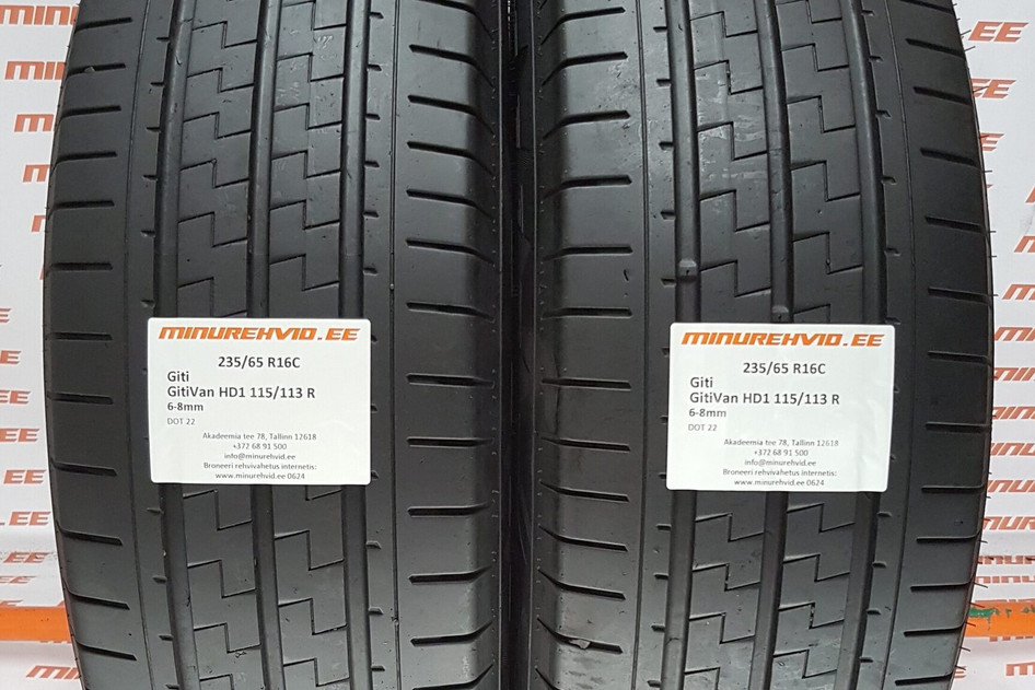 Kasutatud suverehv 235/65R16 Giti GitiVan HD1 115/113 R.