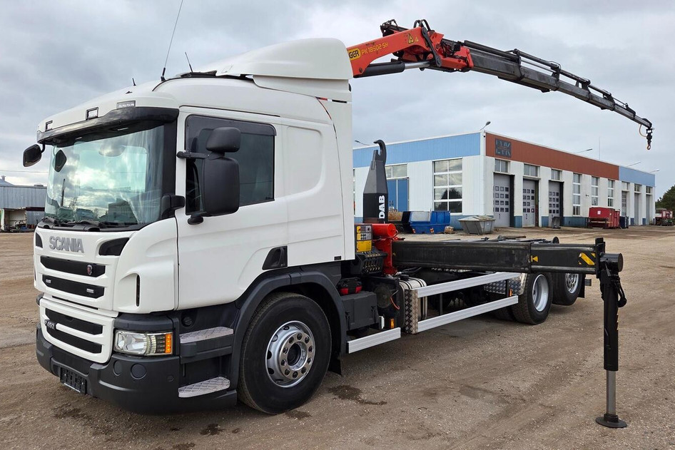 Scania P450 6X2*4 Palfinger PK18502 Retarder, 2015, 331 kW, diesel, automatic