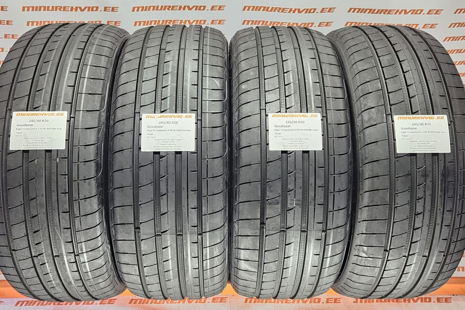 Подержанный летняя шина 245/40R20 GoodYear Eagle F1 Symmetric 5 FR XL 99/V like new