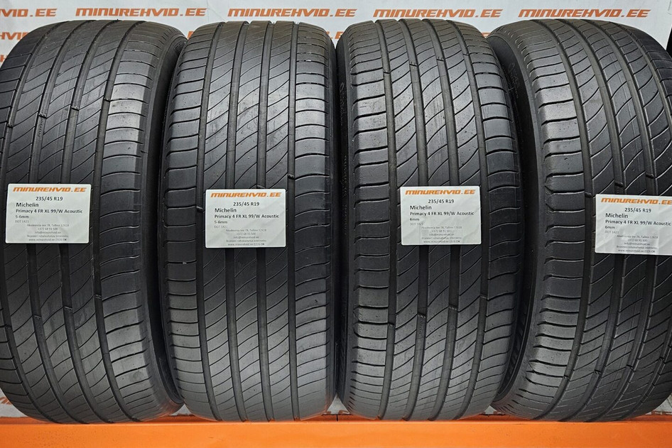 Kasutatud suverehv 235/45R19 Michelin Primacy 4 FR XL 99/W Acoustic