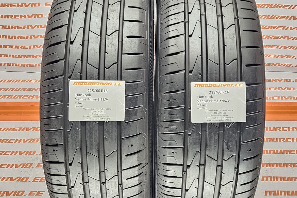 Used summer tire 215/60R16 Hankook Ventus Prime 3 95/V
