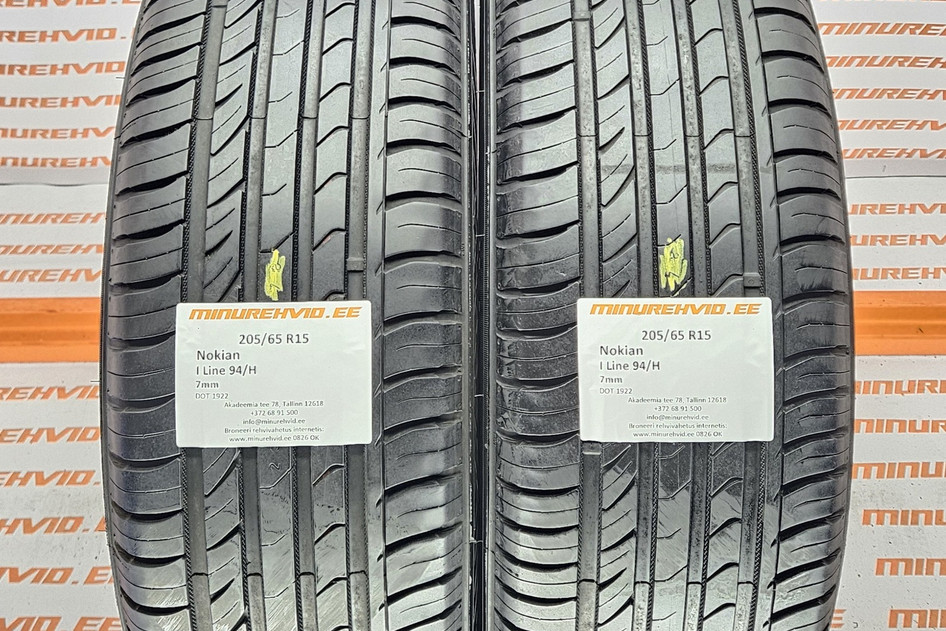 Kasutatud suverehv 205/65R15 Nokian I Line 94/H